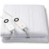 Cresta Care KTS172 2P Elektrische Warmtedeken 200 watt- 160 x 140 cm - extra voetenwarmte - timer 2,4,6 uur - cosy fleece