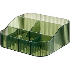 Ibenzoa® Stijlvolle en Ruime Cosmetica-Organizer met Acht Vakken voor Diverse Toepassingen