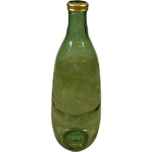 DKNC - Vaas recycled glas - 25x75cm - Groen