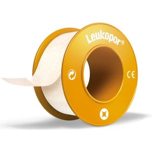 Leukopor Zeer Gevoelige Huid - 5 m x 1.25 cm - Pleisters