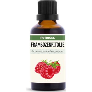 Puturals Frambozenpitolie 100% Biologisch - 50ml - Koudgeperst en Puur - Raspberry Seed Oil voor Huid en Haar