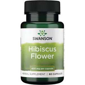 Swanson - Hibiscus bloem Extract (Hibiscus sabdariffa) - 400mg - 60 Capsules