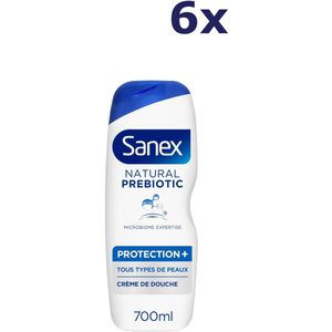 Sanex - Shower Natural Prebiotic Protection - Douchegel - 6x 700ml