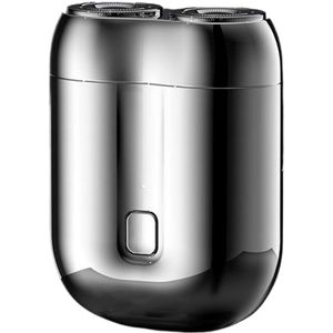 Krachtige 2-Blade Scheerapparaat - Usb Oplaadbare 2-Kop Body Shaver + Precisie/Baardtrimmer - Lichtgewicht en Comfortabel - Perfecte Lichaamshaar Verzorging voor Dames en Heren en de Beste Reiseditie - Kleur: Zilver
