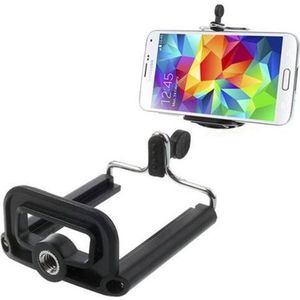 Verstelbare Universele Tripod Mount Adapter 5-8 centimeter voor Smartphone / iPhone Zwart