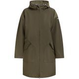 Dreimaster - Overgangsjas - Militaire Olijf - Gerecycled Materiaal - Dames