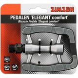 Simson Pedalen Elegant Comfort 8 X 6 X 4 Cm Aluminium Zwart