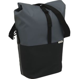 Fietsshopper New Looxs Nyborg 17L 30 x 17 x 37 cm - donkerGrijs/Zwart