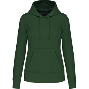 Kariban Ecologische damessweater met capuchon K4028 - Forest Green - M