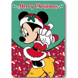 Minnie Mouse - Fleecedeken - Kerst - 100x140 cm - Feestelijk Design