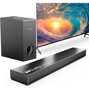 Soundbar met Dolby Atmos en 3D Surround Geluid voor TV