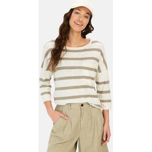 camel active - Ronde Hals Trui - Groen - Katoen