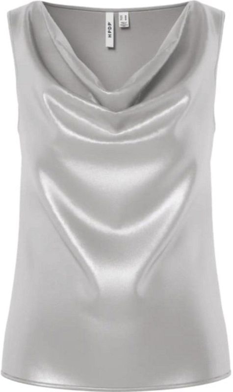 HYPEDROP mouwloze top zilver