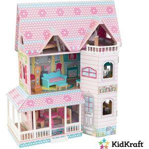 KidKraft Abbey Herenhuis Poppenhuis met 18 accessoires