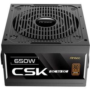 Antec - CSK650DC - PC-voedingseenheid - Zwart - 650W - 80 PLUS® Bronze