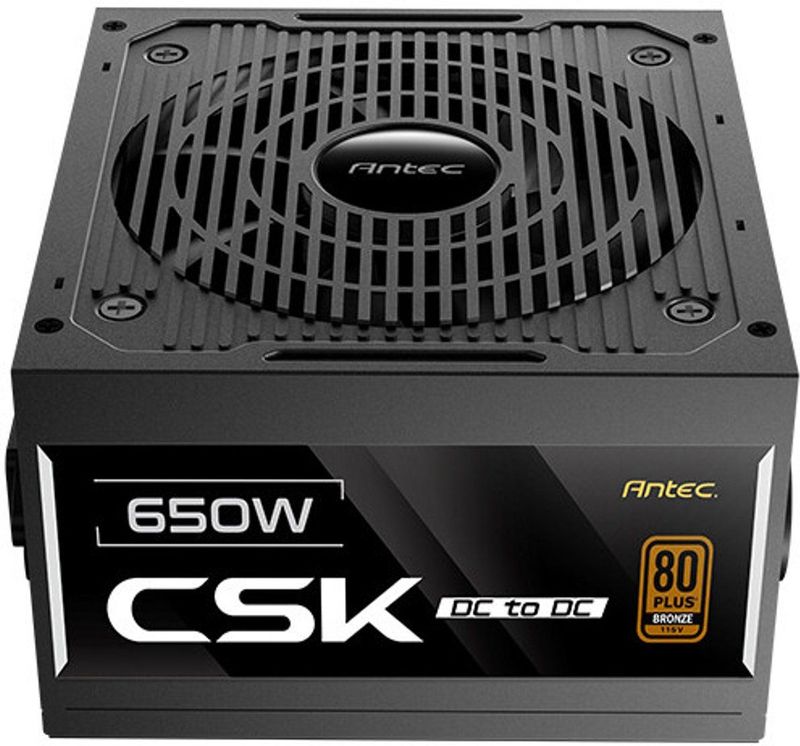 Antec - CSK650DC - PC-voedingseenheid - Zwart - 650W - 80 PLUS® Bronze