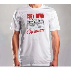 Cozy Town Christmas - T Shirt - MerryChristmas - ChristmasVibes - Funny - Sarcasm - VrolijkKerstfeest - Kerstmis - Grappig - Sarcasme
