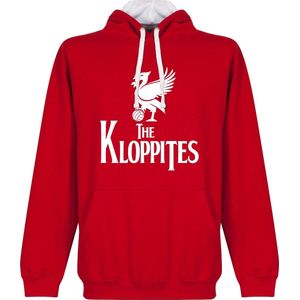 The Kloppites Hoodie - Rood/Wit - XL