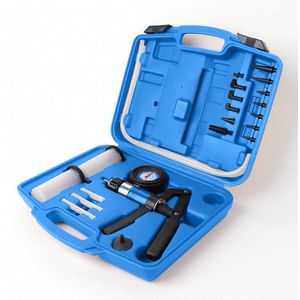Datona® Professionele Remontluchter Set - 22-Delig - Voor Auto’s en Motoren - Inclusief Vacuumpomp, Luchtslangen en Verloopstukken