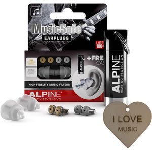 Alpine MusicSafe Oordopjes - Gehoorbescherming - Met specter sleutelhanger