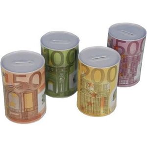 Spaarpot Euro - 23 x 15 cm - per stuk verkocht