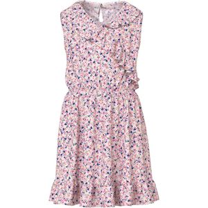 NAME IT NKFVINAYA WRAP SPENCER Meisjes Jurk - White AlyssumPrint:Flower - Maat 164