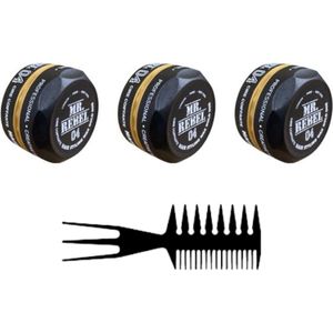 MR REBEL 04 HAIR STYLING WAX GOLD 3 STUKS
