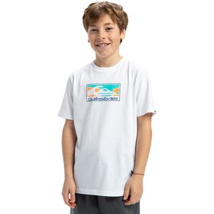 Quiksilver Ev Gradient Box T-shirt Met Korte Mouwen Wit 16 Years Jongens