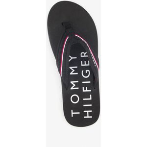 Tommy Hilfiger - Heren Teenslippers - Zwart - Textiel - Rubber