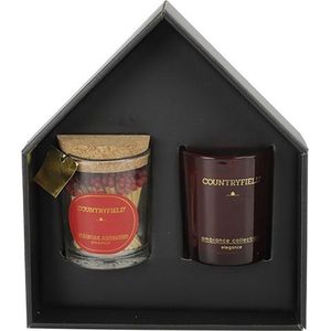 Countryfield Giftset (geurkaars & lucifers) Elegance