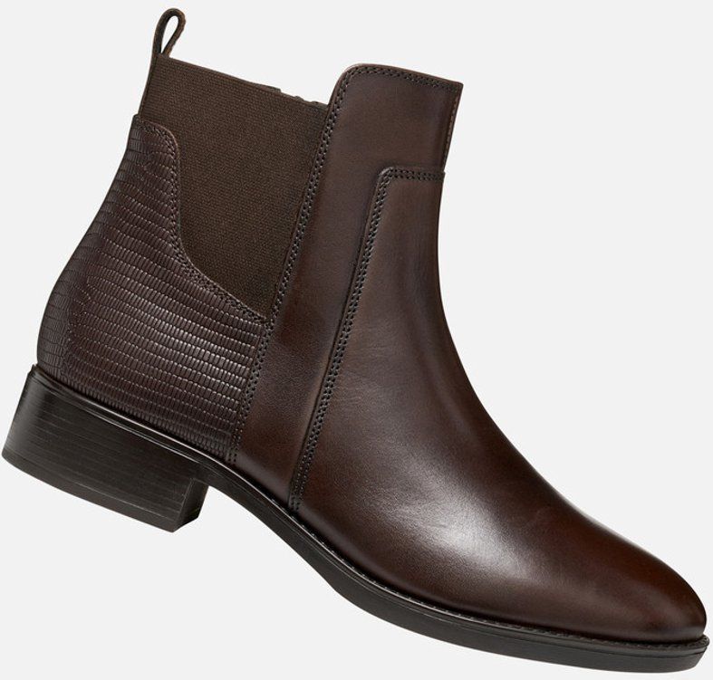 Geox - Felicity - Veterboots - Donkerbruin - Leer