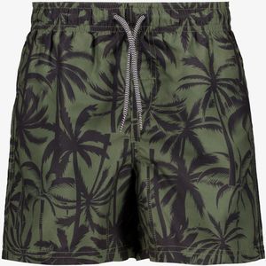 Osaga jongens zwemshort met palmbomen groen - Maat 116 - Zwembroek