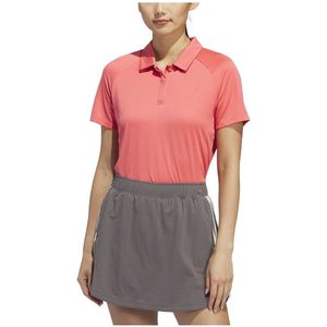 Adidas Ultimate365 Heat.rdy Korte Mouw Poloshirt Voor Dames Oranje XS Vrouw