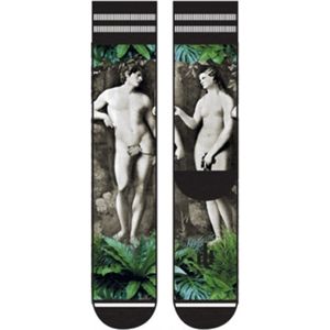 Sock My Feet Adam & Eve - Grappige sokken heren - Maat 43-46 Adam en Eva - Funny Socks - Vrolijke sokken - Leuke sokken - Fashion statement - Gekke sokken - Grappige cadeaus voor Kerst - Socks First.
