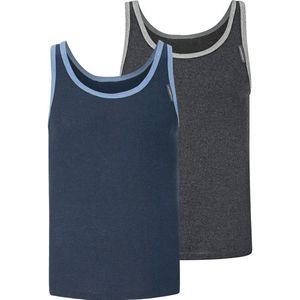 Jan Vanderstorm - ELOF - Hemden - Blauw - Set van 2