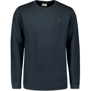 No Excess - Pullover Crewneck Plated Structure - Nacht - Trui