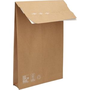 100 Stuks - Do Good Bag Verzendzakken voor Kleding – Verzendzakken Webshop – Hersluitbaar – Gerecycled – 135 Gram – 250 x 350 + 50 MM