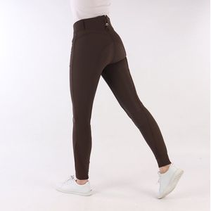Montar Rijbroek Montar Highwaist Megan 2.0 Full Grip Donkerbruin