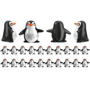 Mini Pinguïns - Miniatuur - Beeldjes - Zwart Wit - Pinguïn - 20 stuks - Decoratie - Landschap - DIY