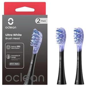 Vervangende Tandenborstelkoppen voor Elektrische Tandenborstels - 2 Stuks - Zwarte Borstels voor Wittere Tanden