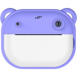 JOLLY TRINKLE®Instantcamera met Printer papier-Inktloze Fotoprinter Compact - Kinder Camera - Fototoestel voor Kinderen Jongens & Meisjes - Digitaal Kindercamera's Speelgoed - Fotoprinter Speelgoedcamera Pocket Printer Paars