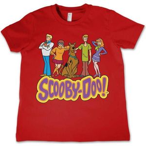 ScoobyDoo Kinder Tshirt -XS- Team Rood