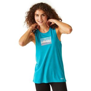 Regatta Freedale Iii Mouwloos T-shirt Blauw 20 Vrouw