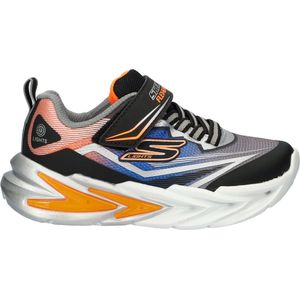 Skechers - S Lighs Flex-Glow Ultra - Klittenbandschoenen - Zwart - Mesh-Textiel