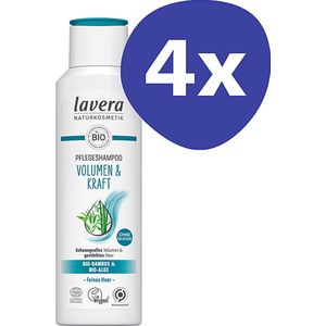 Lavera Shampoo Volume & Kracht (fijn haar) (4x 250ml)