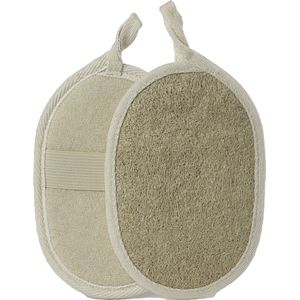 Ecorare® - Scrub handschoen - Douchespons loofah - Biologisch - Badspons - 2 stuks