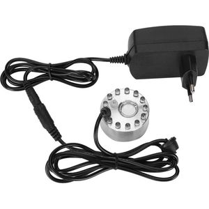Mini Waterfontein Ornament Verstuiver met Mist Landschapsdecoratie en 12 LED-lampen - EU stekker 100-240V .
