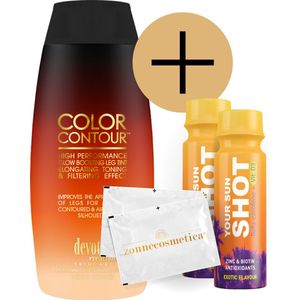 Devoted Creations - Color Contour + 2 Your Sun Shots + 2 Verfrissingsdoekjes