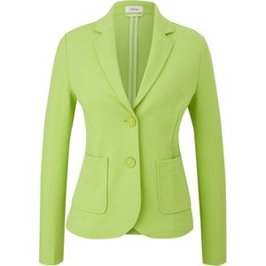 S.Oliver Getailleerde Blazer Limegroen