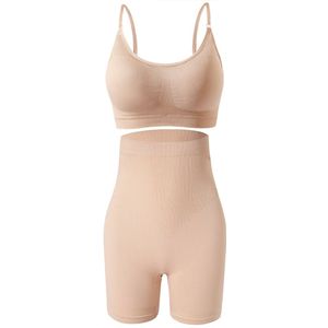 Teep Corrigerende Legging & Bralette – Corrigerend Ondergoed Dames – Shapewear Dames – Beige – Maat M